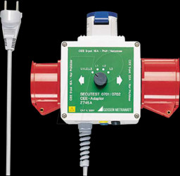 Z745A AC adapter for SECUTEST and METRATESTER, 16 A/32 A