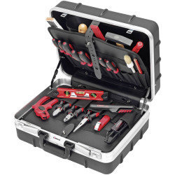 Cimco 170500 Toolbox 23-Piece Robust Case Two-Colour 455x395x205mm