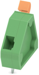 PCB terminal, 1 pole, pitch 3.81 mm, AWG 26-16, 12 A, spring-clamp connection, green, 1705003