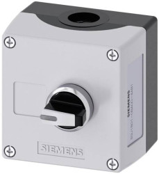 Siemens 3SU18010BA004AB1 3SU1801-0BA00-4AB1 Obudowa do montażu na ziemi, pierścień przedni metalowy, zawiera osłonę blok