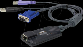 KA7177-AX KVM adapter cable, VGA, USB