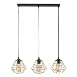 Lampa wisząca DIAMOND NEW 3 - punktowa Złoty proszek 4642 TK Lighting