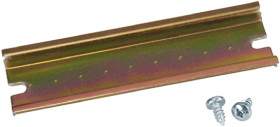 Szyna DIN szerokość 35mm długość 134mm wysokość 8mm Perforowana RS PRO