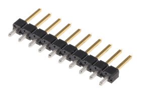 Złącze szpilkowe 10-pinowe raster: 2.54mm -rzędowe Amphenol Communications Solutions Przewlekany 3.0A 1,5 kV