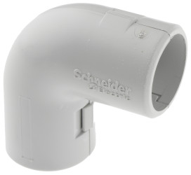 Łącznik do kanałów kablowych Schneider Electric 20mm Kolanko 90° PVC IP40 Szary