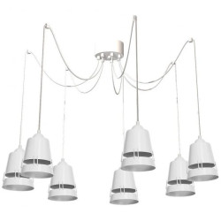 Lampa Wisząca APOLLO WHITE 5xE27 MLP775 Milagro