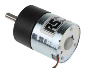 Motoreduktor DC Z przekładnią 80 obr./min 4mm 2,5 cm McLennan Servo Supplies