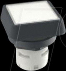 1.30.070.001/1002 RAFIX 16 illuminated pushbutton, flat bezel, square, transparent
