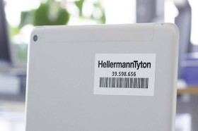 Etykieta do druku laserowego HellermannTyton TAG150LA4-1101-WH-1101-WH 594-51101, 2500 szt.