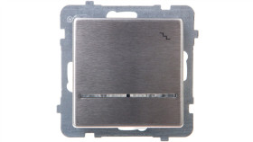 Sonata Łącznik Schodowy Z Podświetleniem Stal Inox Łp-3Rms/M/37