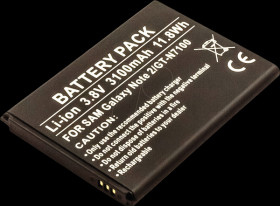 13172 Smartphone battery for Samsung devices, Li-Ion, 3100 mAh
