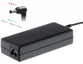 Zasilacz do notebooka TOSHIBA 15V/5A 75W 6.3x3.0