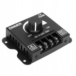 Sterownik do taśm LED RGB IR 3*6A ze ściemniaczem+24-Key pilot / 000972