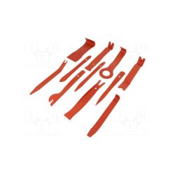 Klucze do demontażu 11szt. radio samochodowe, plastiki, tapicerka itp. / KLUCZ-65.220