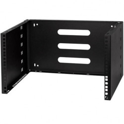 Uchwyt ścienny do urządzeń RACK 19" 6U 330mm czarny