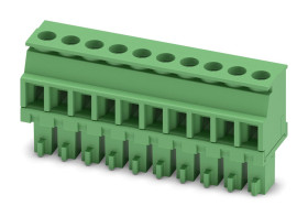 Wtykowy blok zaciskowy 10 -pinowe raster 3.81mm Montaż na kablu Żeński Phoenix Contact