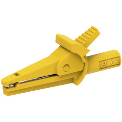 Electro PJP 5002-IEC-d4-CD1-J Alligator Clip Yellow 9mm Clamp 51mm Long