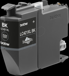 LC421XLBK Brother LC421XLBK black ink, original
