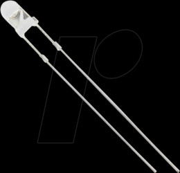 3004G6C-CSA-S LED, 3mm, wired, green, 1500 mcd, 25°