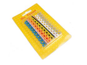 Oznaczniki przewodów 0-9 zatrzaskiwane 5mm2 (100szt)