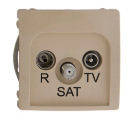Simon Basic Gniazdo antenowe RD/TV/SAT końcowe beżowe BMZAR-SAT1.3/1.01/12