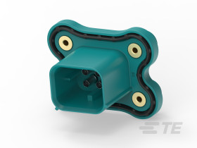 Głowica 4-pinowe TE Connectivity 2-rzędowe Męski AMPSEAL 16 PCB Obudowa zacisków