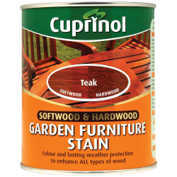 Cuprinol 5158524 Softwood &amp; Hardwood Garden Furniture Stain Teak 750ml