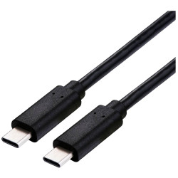 Roline 9105-02-11 USB-C cable USB4 plug 2m Black Shielded