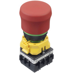 IDEC LBW6L-M1T64Y Illuminated Push Button 22mm IP65 250V 5A 2xOff/(On)