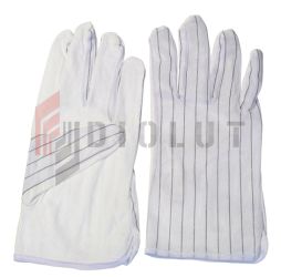 Rękawiczki antystatyczne ESD poliestrowe nakrapiane średnie S