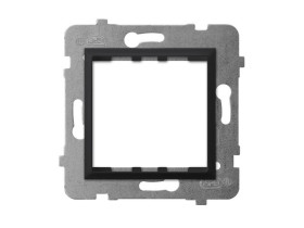 ARIA Adapter podtynkowy systemu OSPEL 45 do serii Aria czarny metalik AP45-1U/m/33 OSPEL