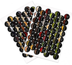 NAKLEJKI KOLOROWE NA POJEMNIKI DO KUCHNI