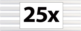 TOOLCRAFT TC-11200X25T Wkłady do pistoletu do klejenia na gorąco Ø 11 mm x (L) 200 mm;przeźroczysty500 g;25 szt.