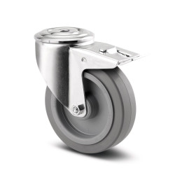 Koło samonastawne średnica kabla 125mm Tente 150kg wysokość całkowita 155mm