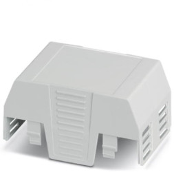 Upper part of housing, ABS/PC, (W x H x D) 45.1 x 74.65 x 36.95 mm, light gray, for enclosure, 1074965
