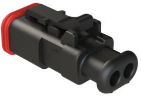 Złącze kabla 2-pinowe Amphenol Industrial -rzędowe Żeński 13A AT Połączenie zagniatane Złącze samochodowe