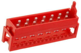 Złącze IDC 14-pinowe 2-rzędowe raster: 1.27mm Męski Montaż na kablu TE Connectivity