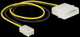 83659 Power Cable 2 pin male &gt; 3 pin female (fan) 30 cm