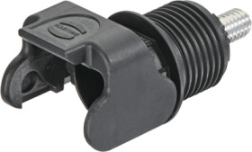 Screw-in housing, PA, longitudinal bow locking, IP40, 09930011101