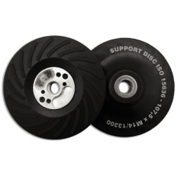 Flexipads World Class 11713 Angle Grinder Turbo Pad ISO Hard 115mm (4.5in) M14