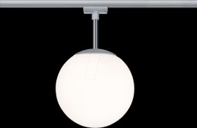 97602 URail rail spotlight Globe, E14, max. 10 W, dimmable, chrome/opa