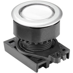 TruComponents 660014 Pushbutton Button White (transparent)