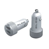 ZSSI5/4.2USBx2 Zasilacz samochodowy wtyk zapalniczki - 2xgniazdo USB 5VDC 4.2 A , biała