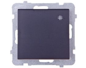 SONATA Łącznik krzyżowy czarny metalik ŁP-4R/m/33