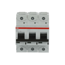 Wyłącznik nadprądowy MCB, Typ C, 3-biegunowy, 10A, 690V Szyna DIN, ABB S803N-C10, S803N