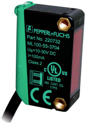 Fotokomórka odbiciowa Pepperl+Fuchs ML100-55-3704 220732 1 szt.