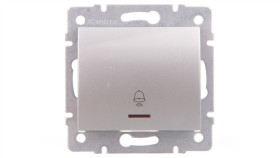 Logi Łącznik Zwierny Dzwonek Z Led Śrubowy 10Ax 250V Srebrny 021080143 25194