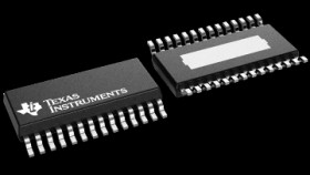 65V, 2.5A dual H-bridge motor driver, bipolar supply and independent 1/2-bridge control, PGNDs