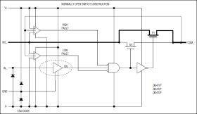 DG413F Improved, Quad SPST Analog Switch (2 NO, 2 NC)