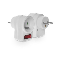 Rozgałęźnik pojedynczy z wyłącznikiem i uziemieniem R-1WS Plastrol